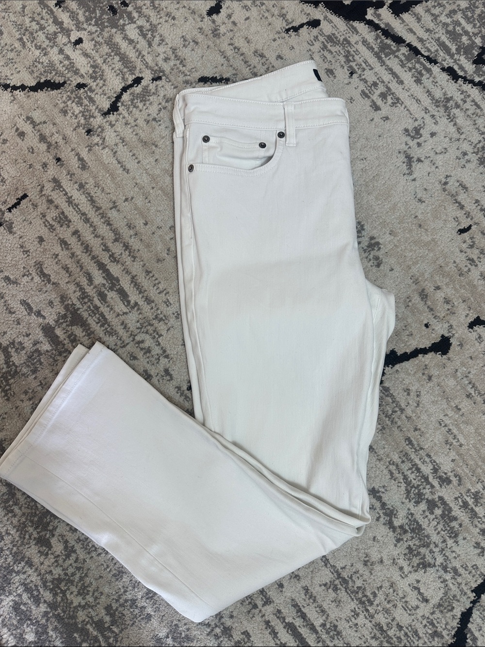 Lauren Ralph Lauren White Straight-Leg Women’s Jeans